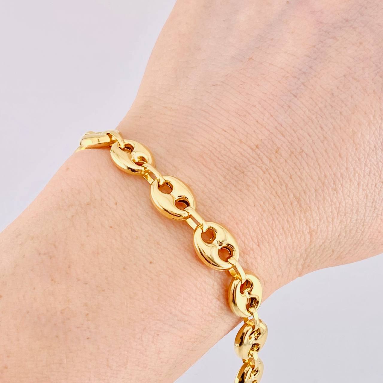 Bracelet GC 7.2g / 7 1/4 in / 9mm Yellow Gold 18K