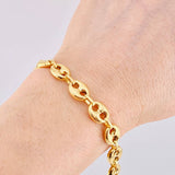 Bracelet GC 7.2g / 7 1/4 in / 9mm Yellow Gold 18K