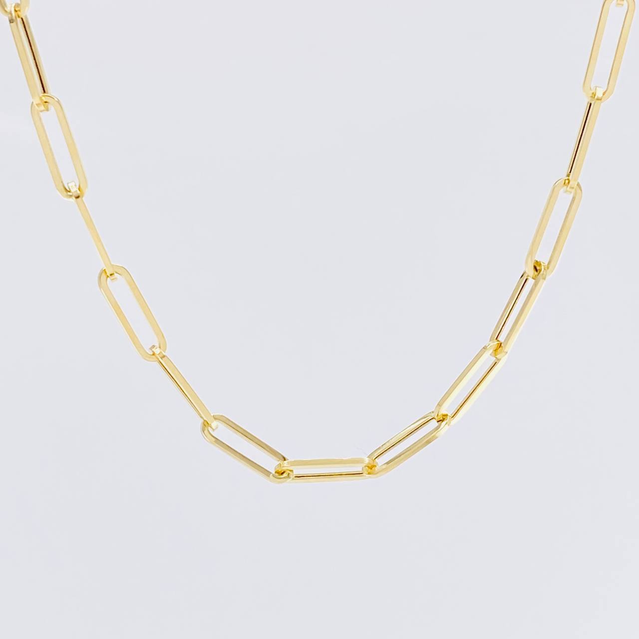 Paperclip Chain 4.1g / 20 in / 3.3mm Yellow Gold 18K