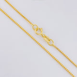 Cadena Veneciana 3g / 24 in / 0.8mm Oro Amarillo 18K