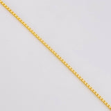 Cadena Veneciana 3g / 24 in / 0.8mm Oro Amarillo 18K