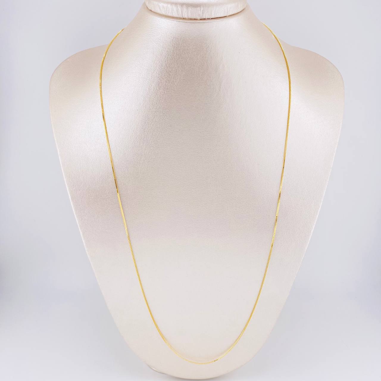 Cadena Veneciana 3.25g / 24 in / 0.8mm Oro Amarillo 18K