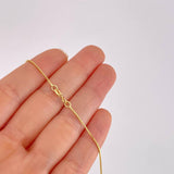 Cadena Veneciana 3.25g / 24 in / 0.8mm Oro Amarillo 18K
