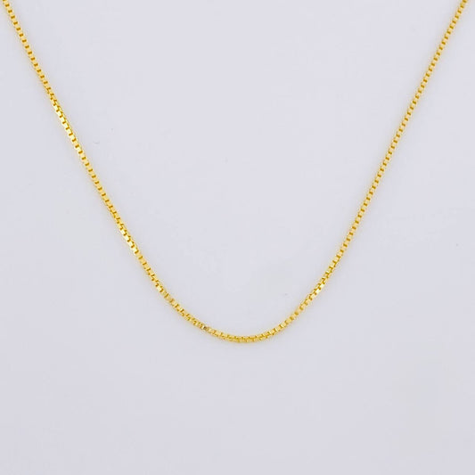 Cadena Veneciana 1.35g / 50cm / 0.6mm Oro Amarillo 18K