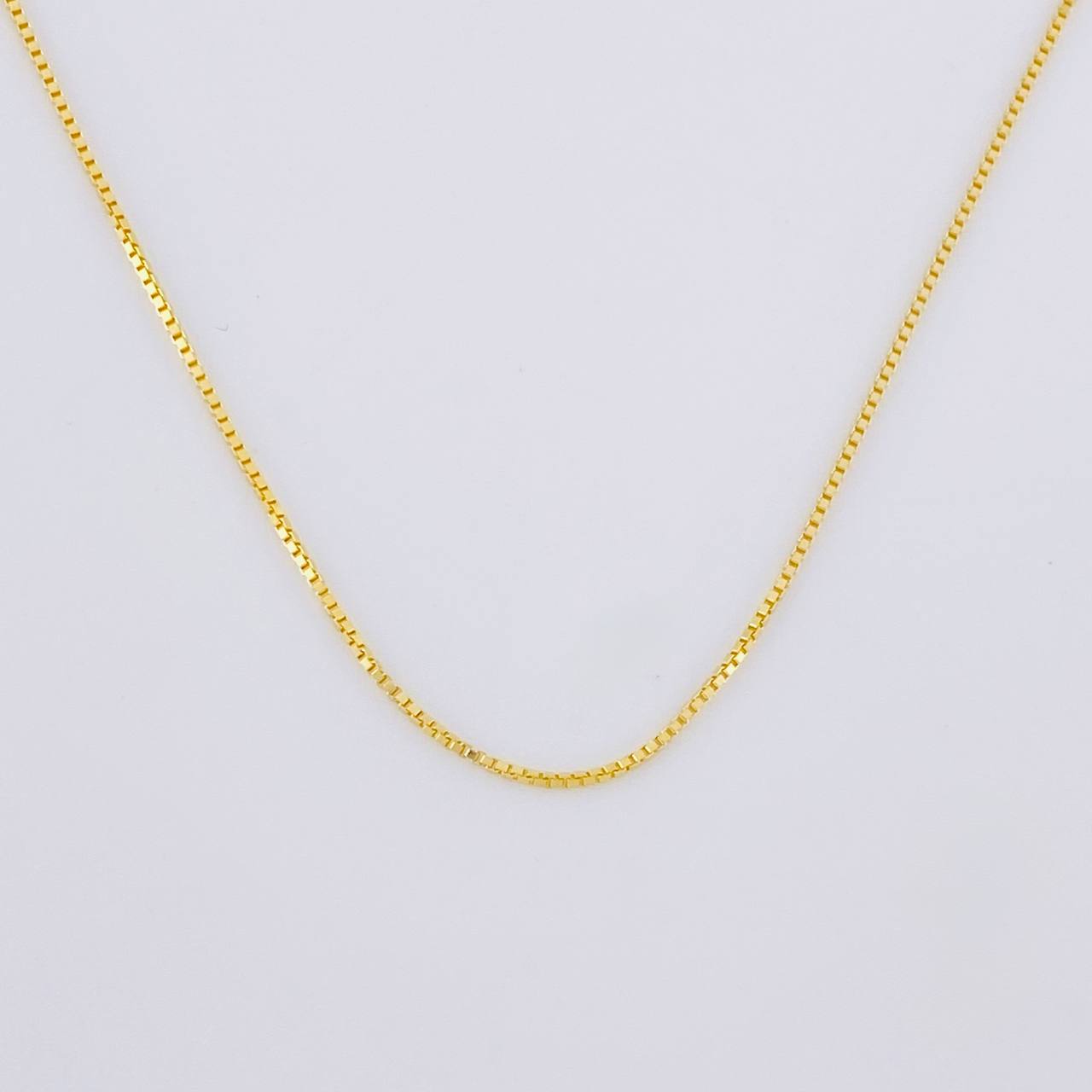 Cadena Veneciana 1.35g / 50cm / 0.6mm Oro Amarillo 18K
