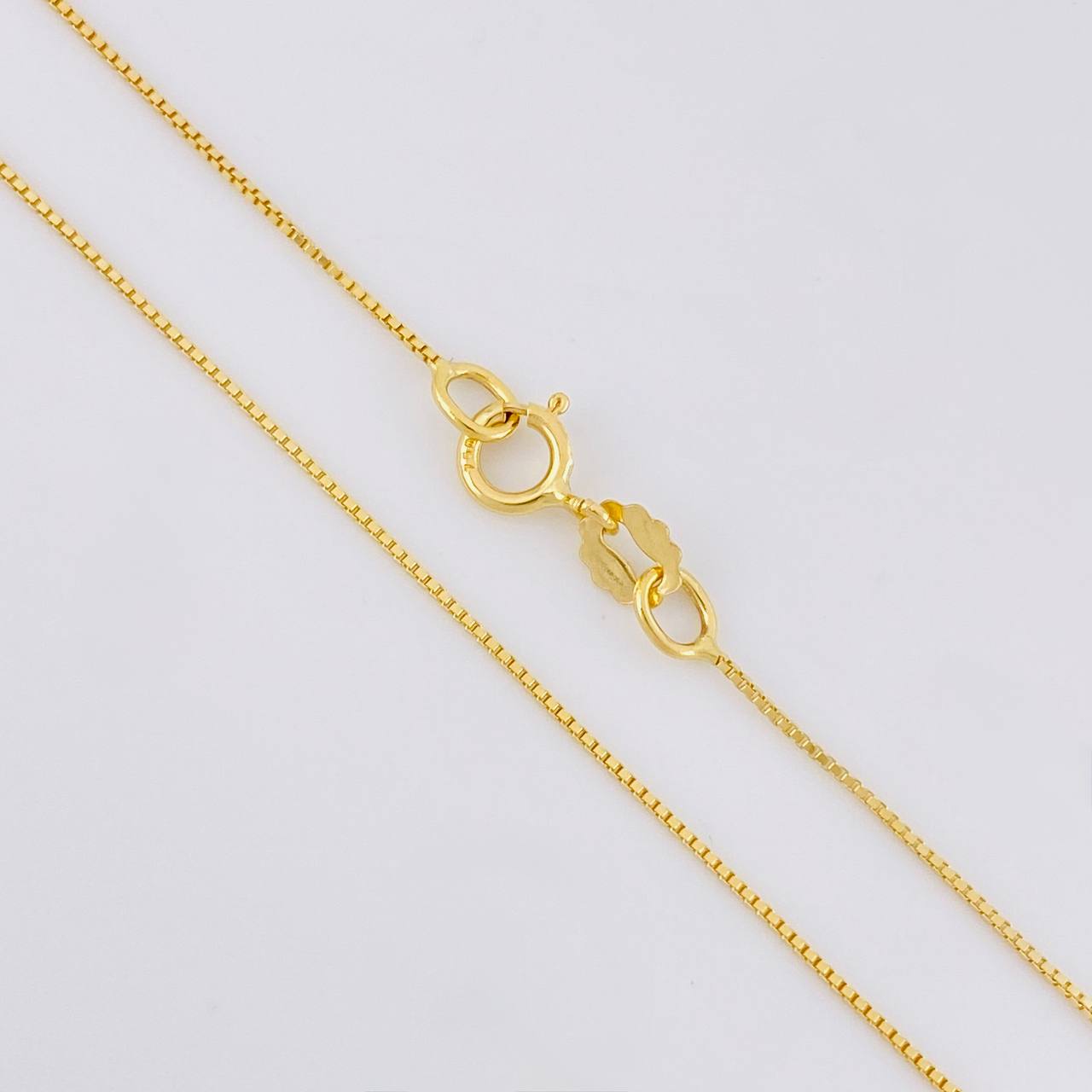 Cadena Veneciana 1.35g / 50cm / 0.6mm Oro Amarillo 18K