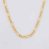 Cadena Figaro 3.6g / 20 in / 3.5mm Oro Amarillo 18K