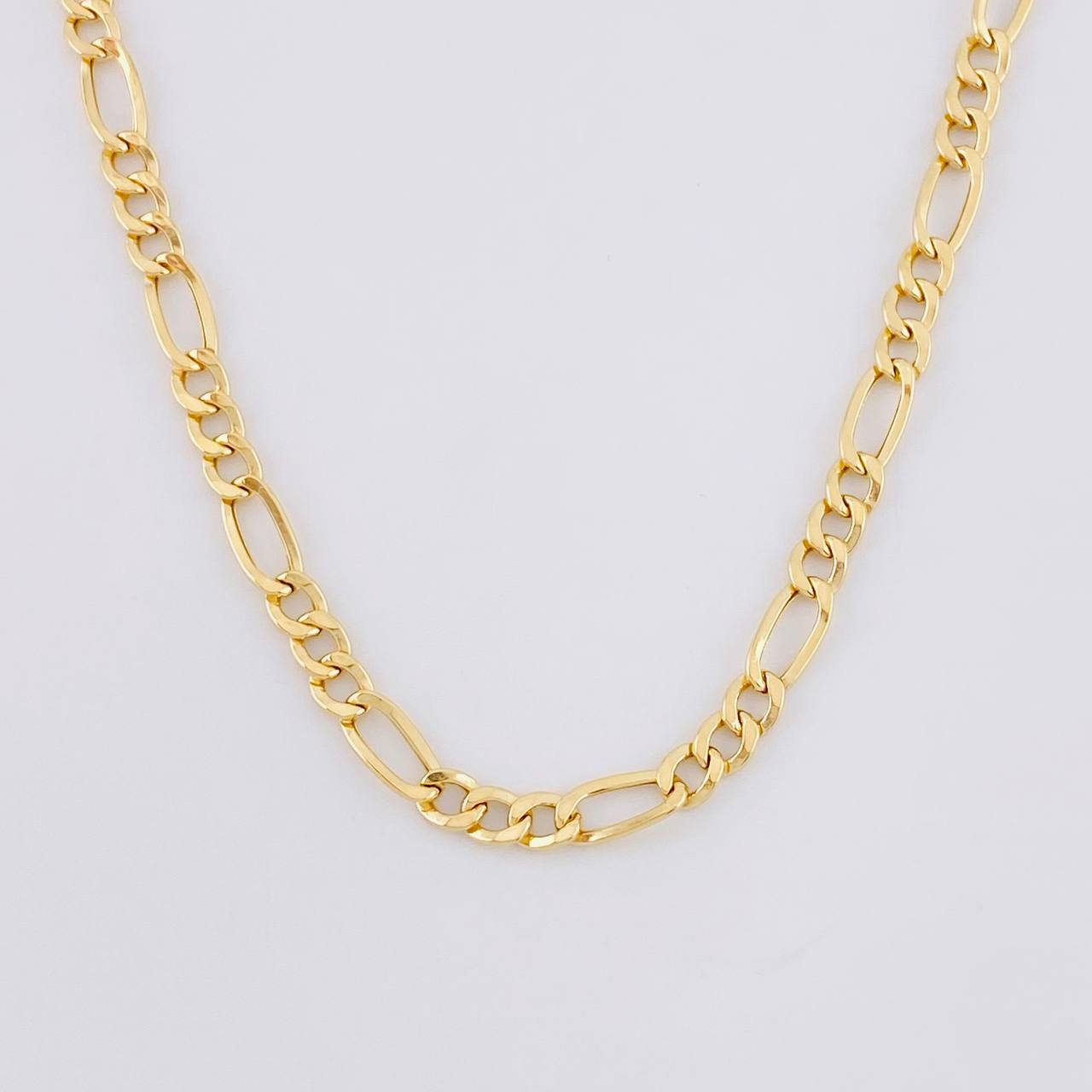 Cadena Figaro 3.6g / 20 in / 3.5mm Oro Amarillo 18K
