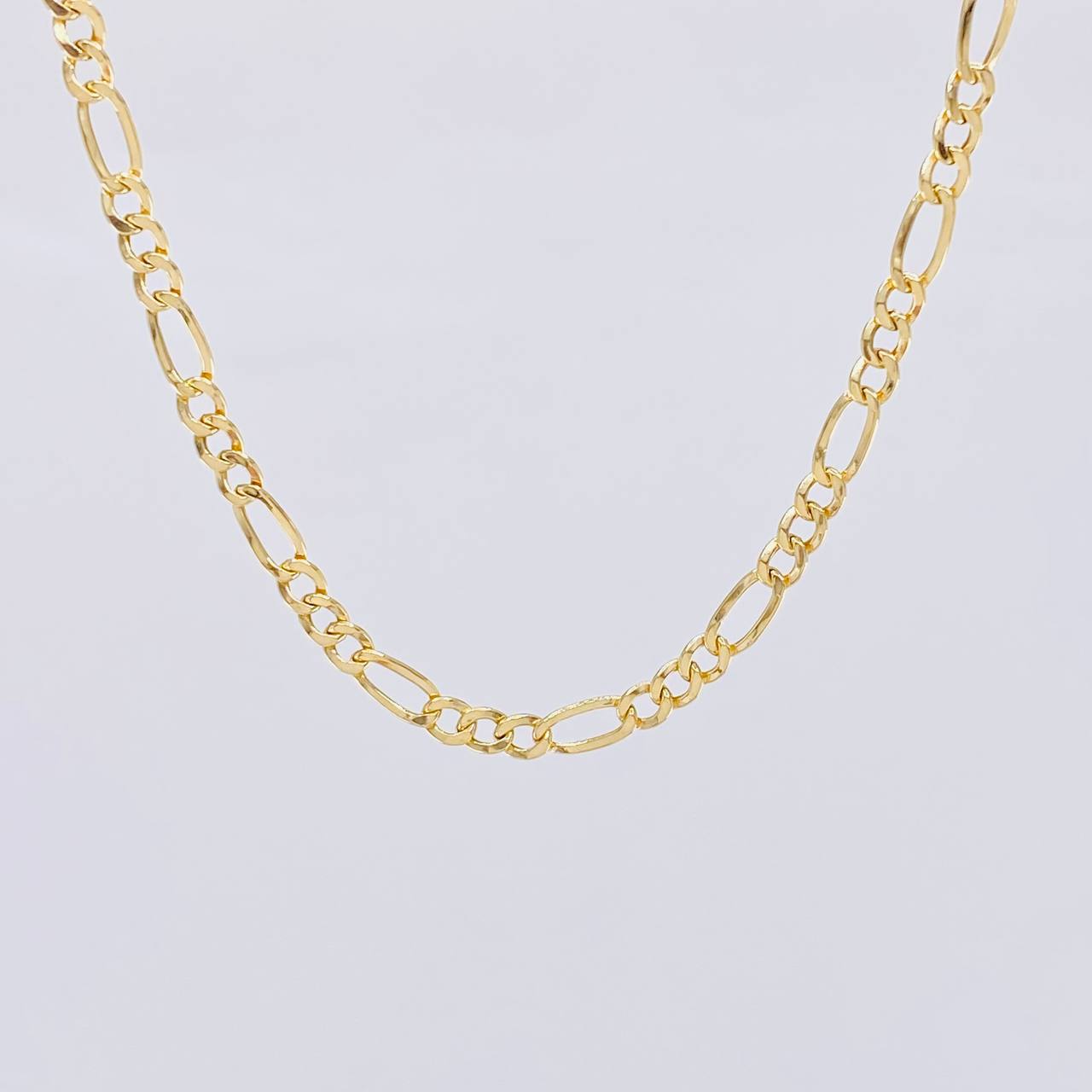 Cadena Figaro 3.6g / 20 in / 3.5mm Oro Amarillo 18K