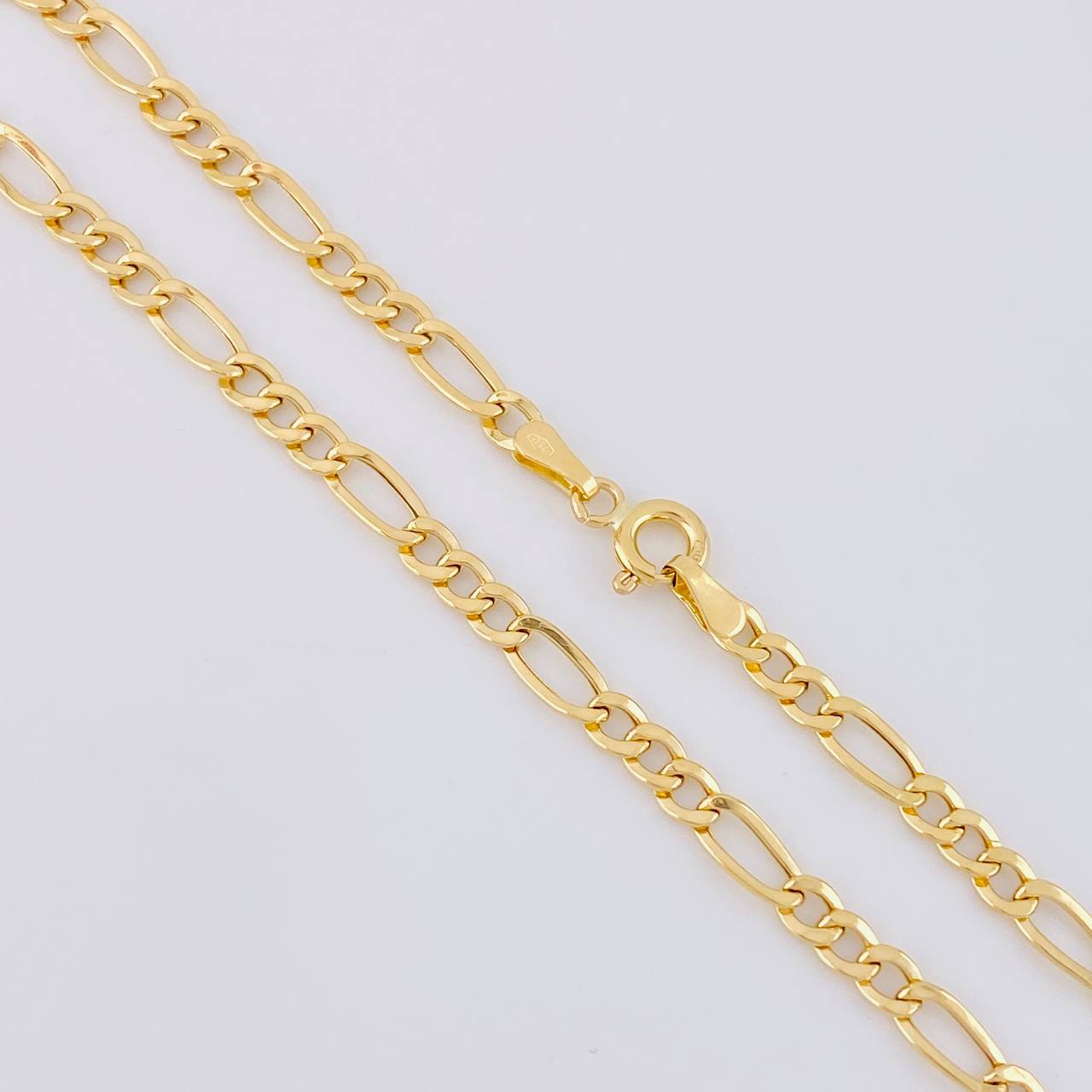 Cadena Figaro 3.6g / 20 in / 3.5mm Oro Amarillo 18K