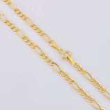 Cadena Figaro 5.55g / 20 in / 4.5mm Oro Amarillo 18K