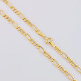Cadena Figaro 5.6g / 20 in / 4.55mm Oro Amarillo 18K
