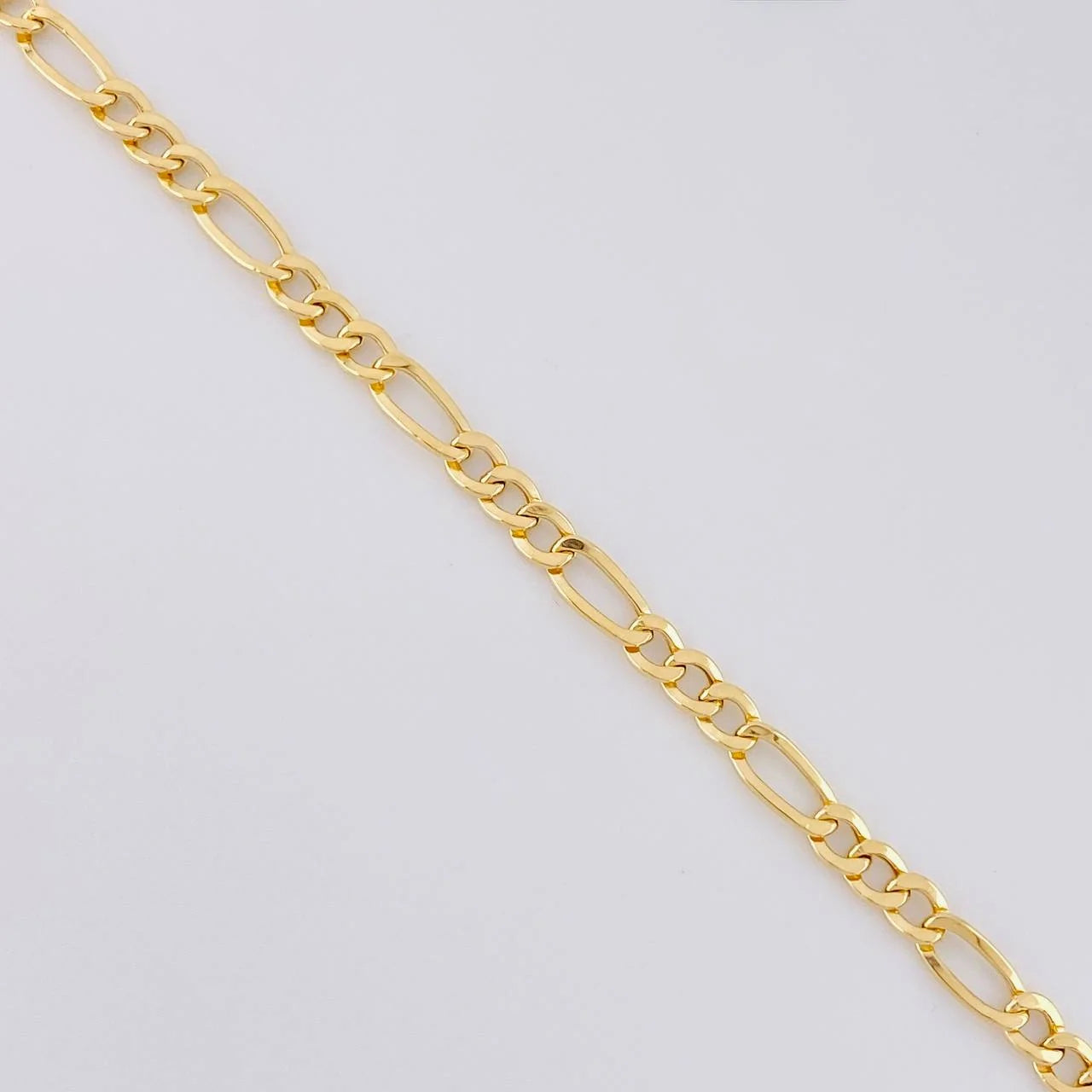 Cadena Figaro 5.6g / 20 in / 4.55mm Oro Amarillo 18K