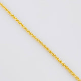 Cadena Lazo 2.2g / 24 in / 1.6mm Oro Amarillo 18K