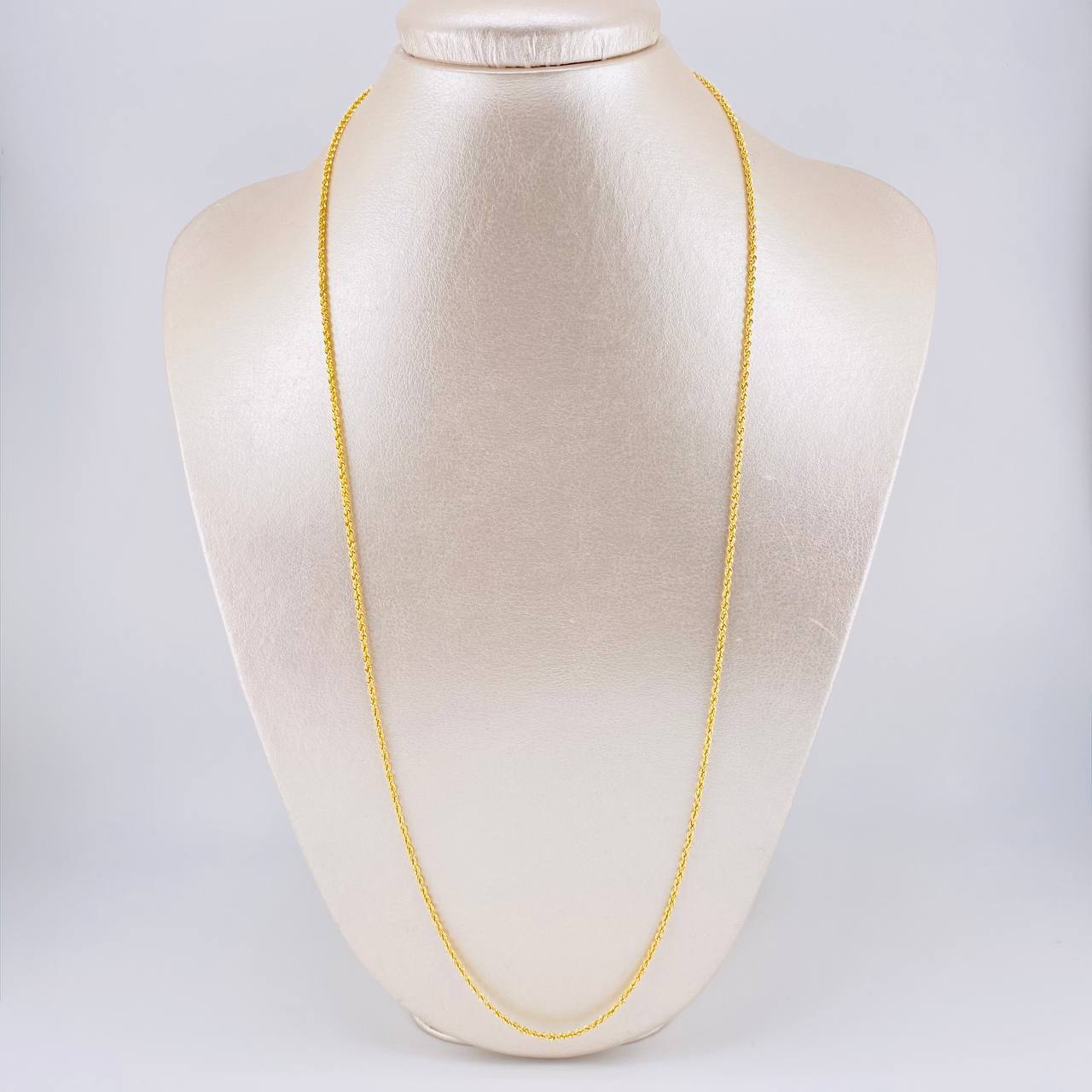 Cadena Lazo 3.65g / 20 in / 2.1mm Oro Amarillo 18K