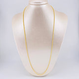 Cadena Lazo 3.65g / 20 in / 2.1mm Oro Amarillo 18K