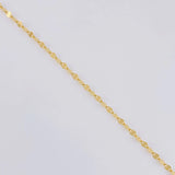Flor Espejo Chain 1g / 22 in / 1.2mm Yellow Gold 18K
