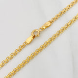 Cadena China 3.45g / 24 in / 2.12mm Oro Amarillo 18K