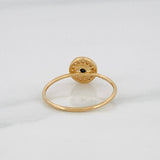 Circle Ring 1.6g / Size 7 1/4 Yellow Gold 18K