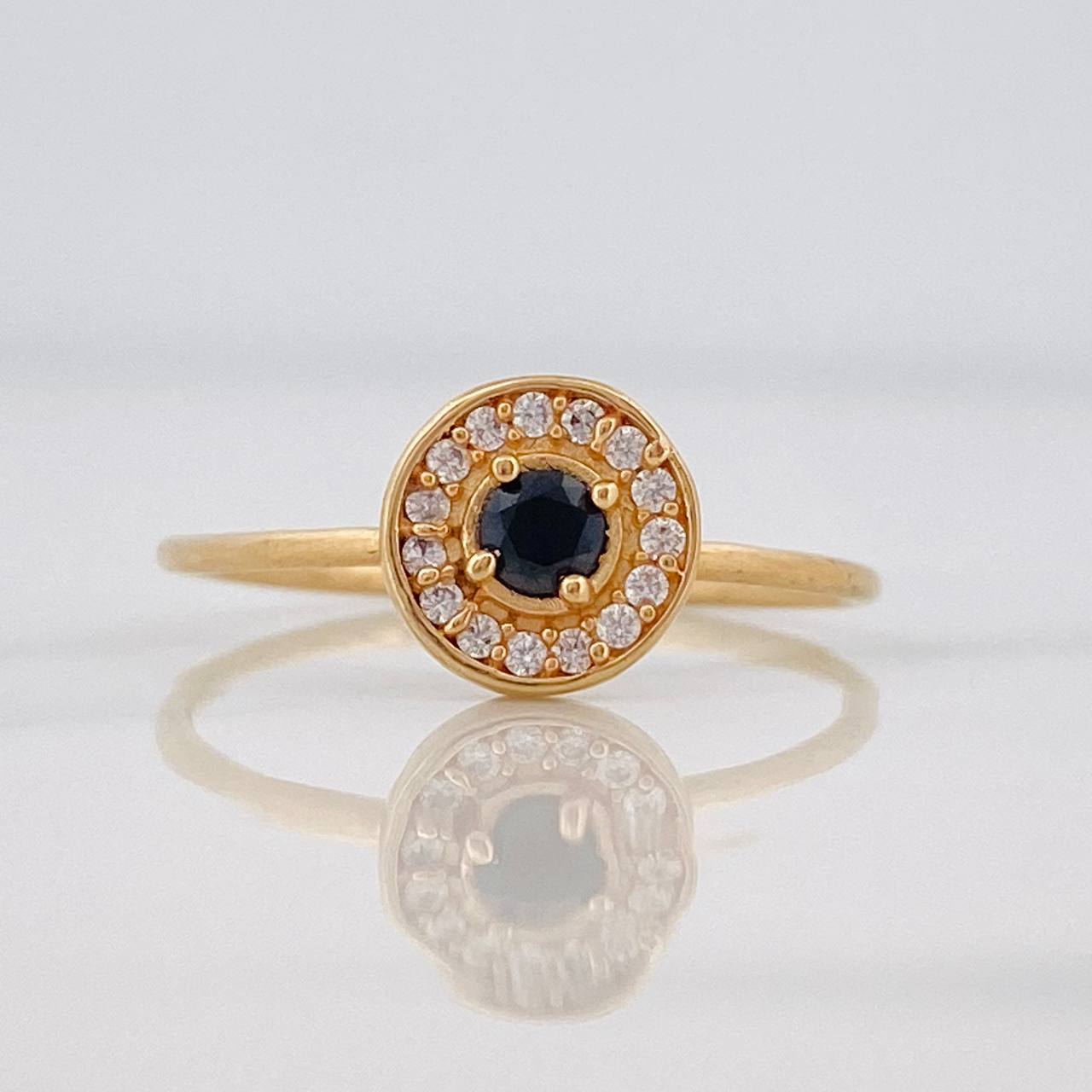 Circle Ring 1.6g / Size 7 1/4 Yellow Gold 18K