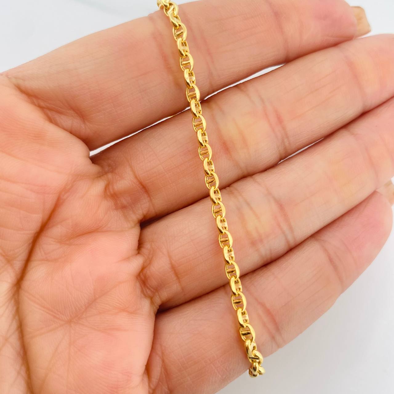 Pulso Escalera Volga 1.95g / 7 3/4 in / 2.9mm Oro Amarillo 18K