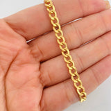 Pulso Cubano 5.25g / 7 3/4 in / 5.2mm Oro Amarillo 18K