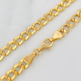 Pulso Cubano 5.25g / 7 3/4 in / 5.2mm Oro Amarillo 18K
