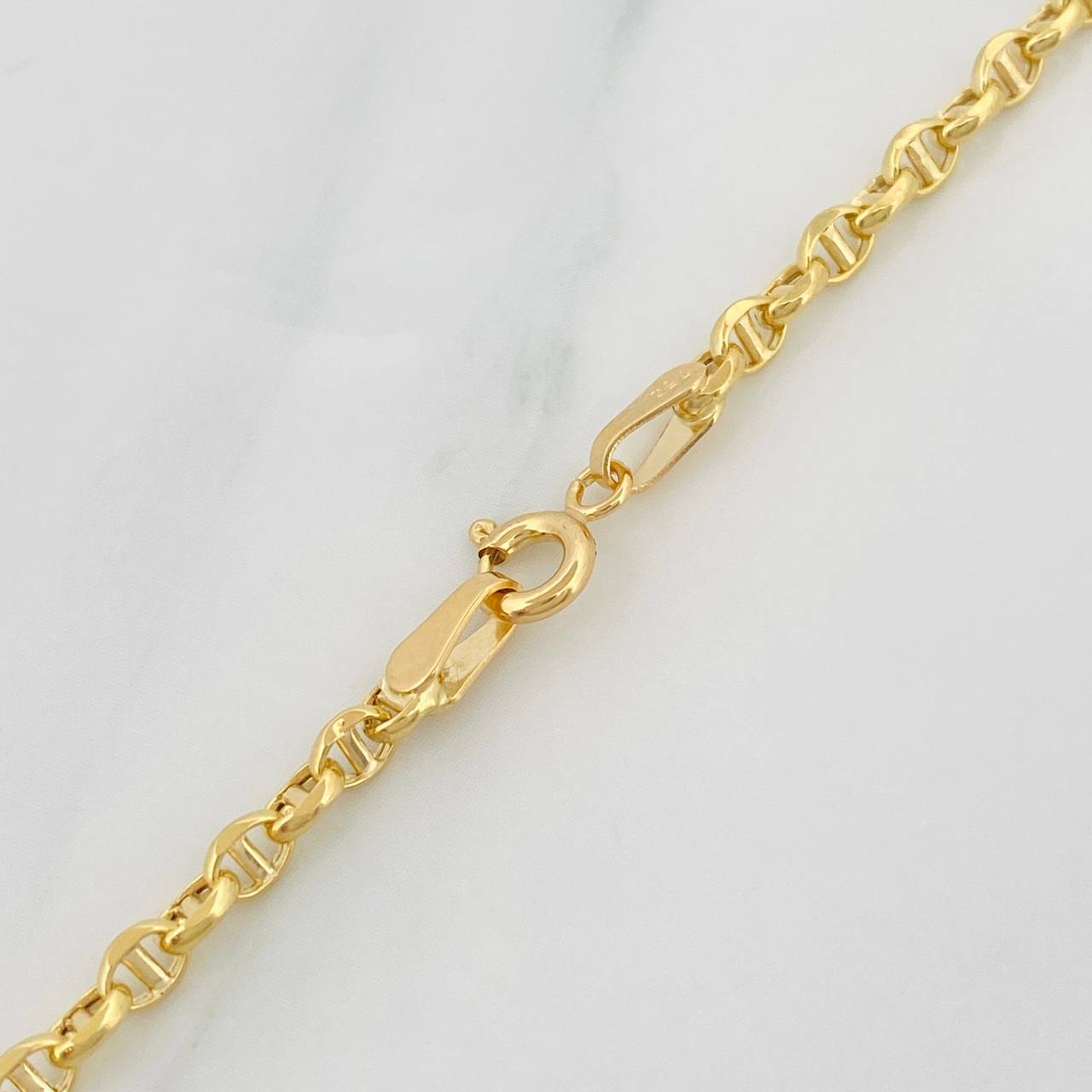 Cadena Escalera Volga 5.3g / 24 in / 2.9mm Oro Amarillo 18K