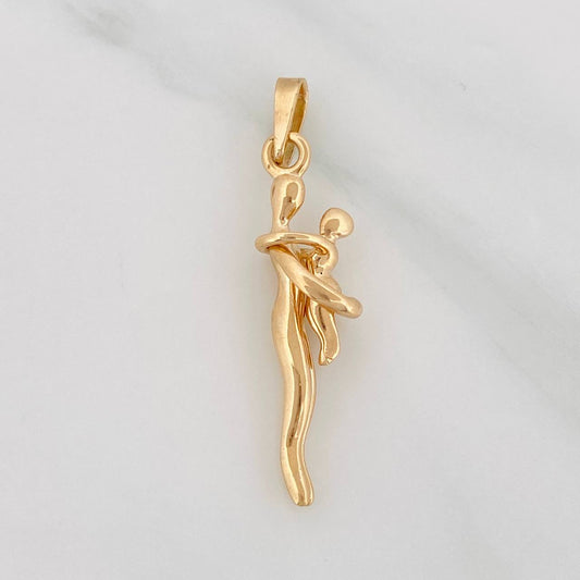 Dije Mamá E Hijo 3.3g / 1 1/4 in Oro Amarillo 18K