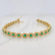 Pulso Tennis 13.55g / 7 3/4 in / 6.1mm Oro Amarillo 18K