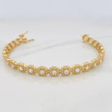 Pulso Tennis 12.95g / 7 in / 6mm Oro Amarillo 18K