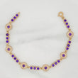 Bracelet Halo Tennis 10.6g / 7 1/2 in / 4.14mm Yellow Gold 18K