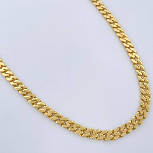 Cadena Cubana Infinito 20gr / 60.8cm / +2 Oro 18K &