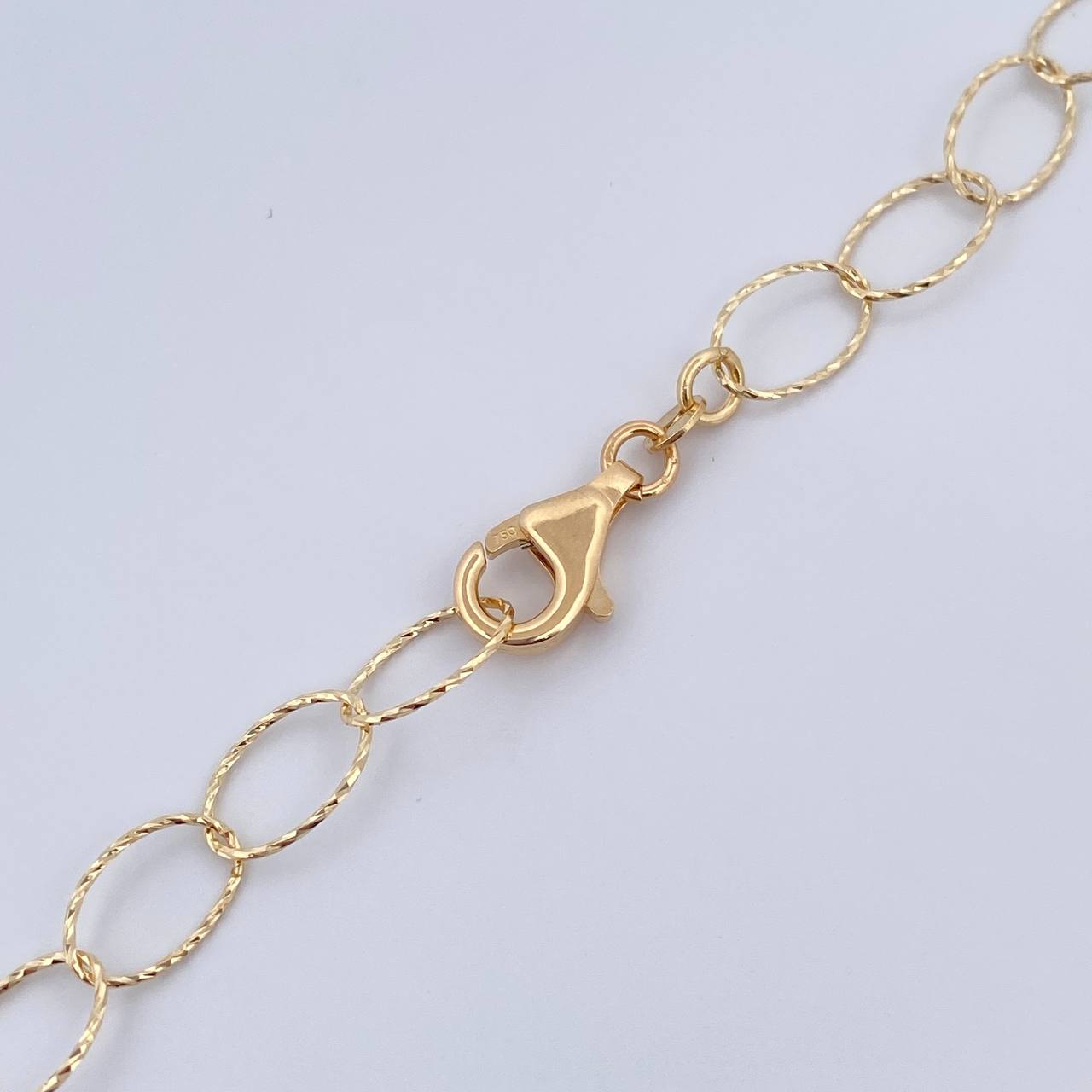Cadena Aros 15.15gr / 71.5cm / 6.6mm Dos Oros Amarillo Blanco +3 18K &
