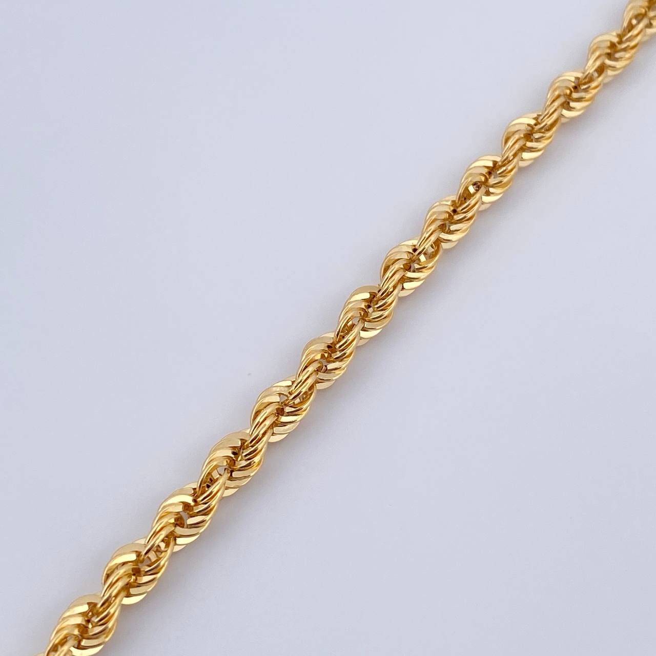 Pulso Lazo 4.1gr / 19cm / 4.1mm Oro Amarillo +3 18K &