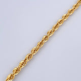 Pulso Lazo 4gr / 19cm / 4mm Oro Amarillo +3 18K &