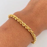 Pulso Lazo 4.1gr / 19cm / 4.1mm Oro Amarillo +3 18K &