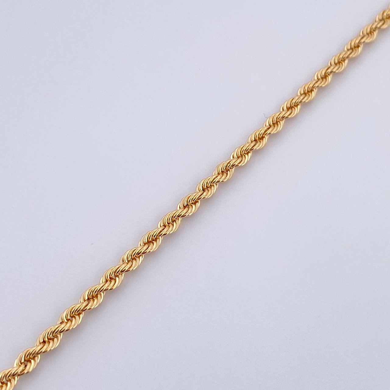 Bracelet Lazo 2.4gr / 19.3cm / 2.5mm Yellow Gold +3 18K &