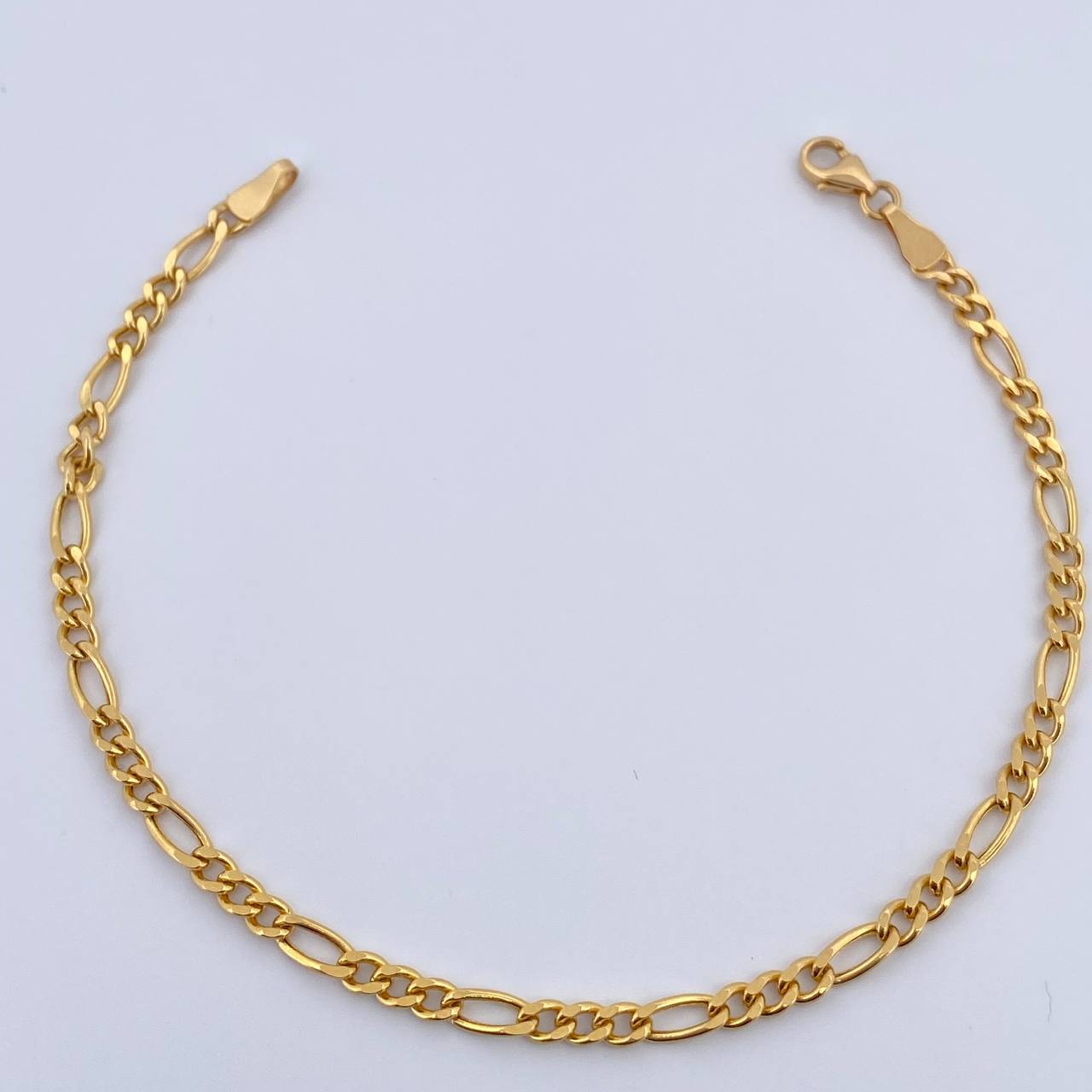 Bracelet Figaro 2.3gr / 19cm / 2.7mm Yellow Gold +1 18K &