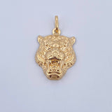 Pendant Tiger 2.1gr / 3.1cm / Hollow Yellow Gold +4 18K &