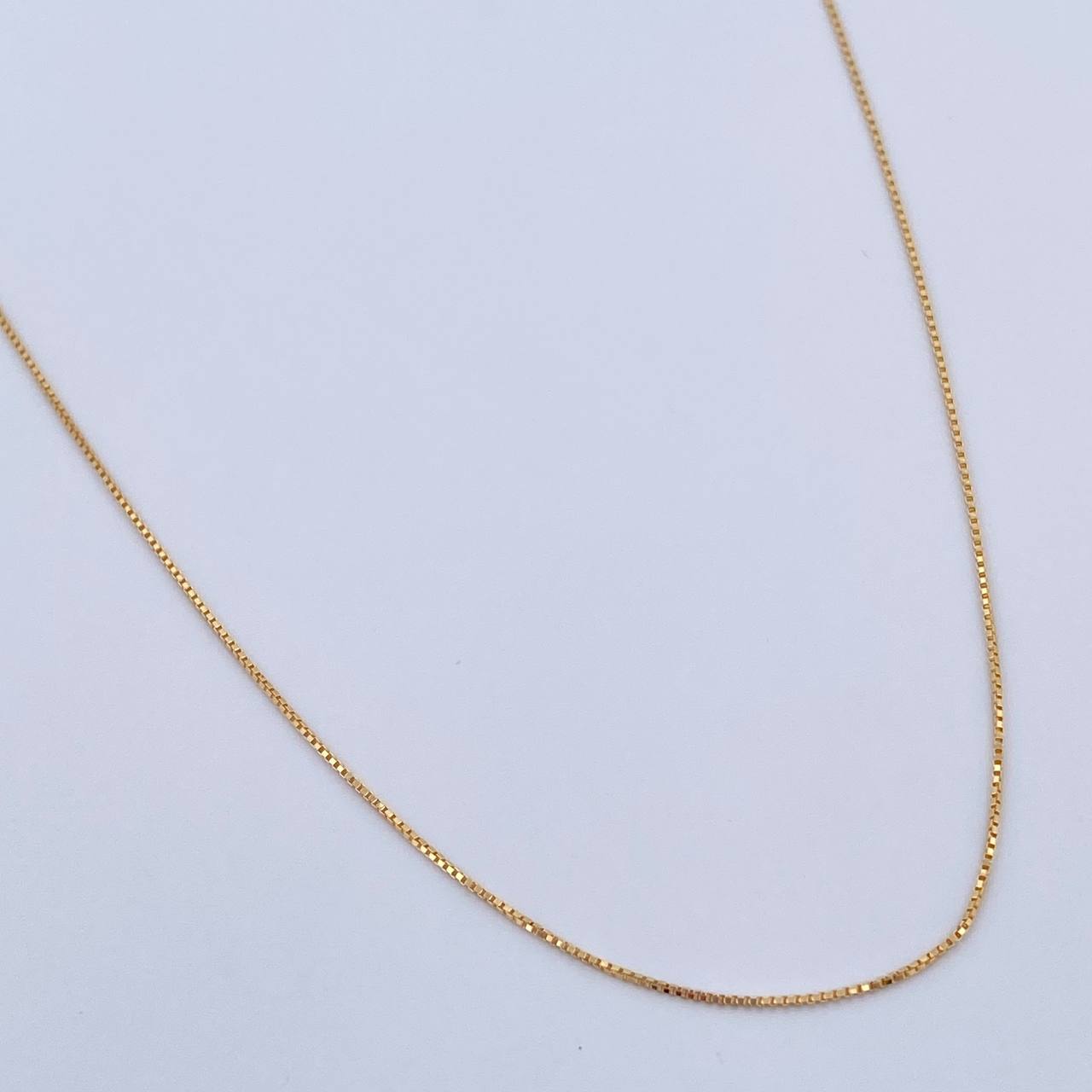 Cadena Veneciana 0.95gr / 45cm / 0.4mm Oro Amarillo +3 18K &