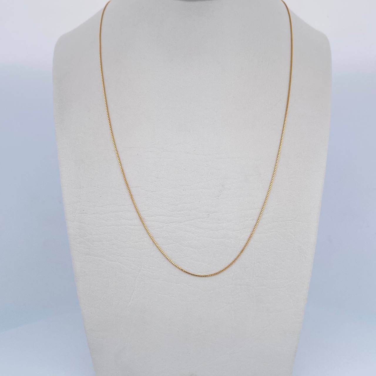 Cadena Veneciana 0.95gr / 45cm / 0.4mm Oro Amarillo +3 18K &