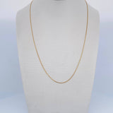 Cadena Veneciana 0.95gr / 45cm / 0.4mm Oro Amarillo +3 18K &