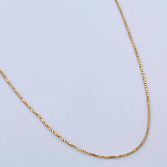 Cadena Veneciana 1.65gr / 45cm / 0.7mm Oro Amarillo +3 18K &