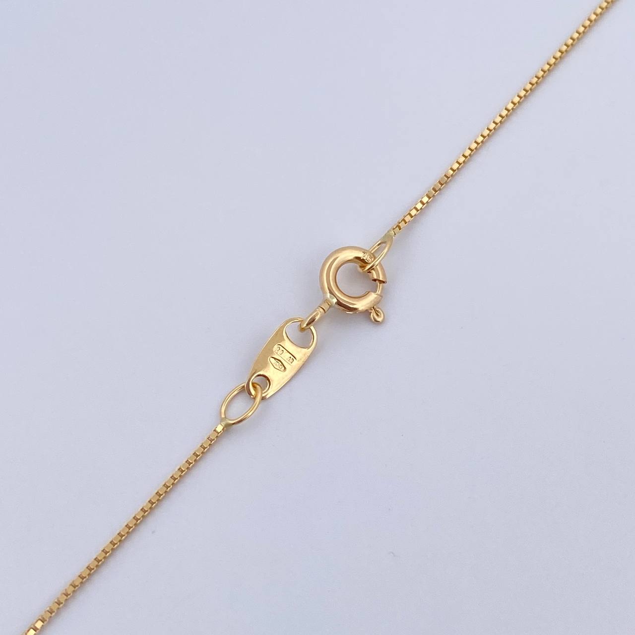 Cadena Veneciana 1.65gr / 45cm / 0.7mm Oro Amarillo +3 18K &