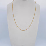 Cadena Veneciana 1.65gr / 45cm / 0.7mm Oro Amarillo +3 18K &