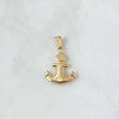 Pendant Anchor 0.9gr / 2.9cm / Yellow Gold 18K Edged Charger
