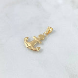 Pendant Anchor 0.9gr / 2.9cm / Yellow Gold 18K Edged Charger