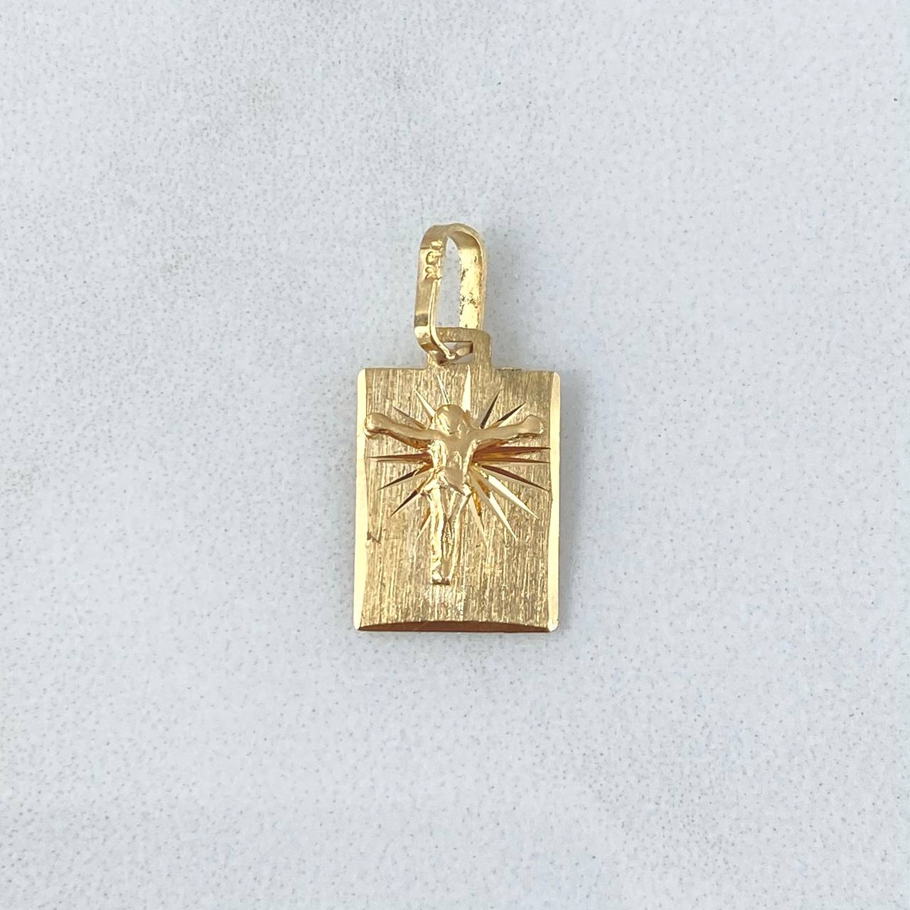 Pendant Plate Christ 1.1gr / 2cm / 18K Gold