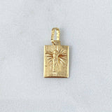 Pendant Plate Christ 1.1gr / 2cm / 18K Gold